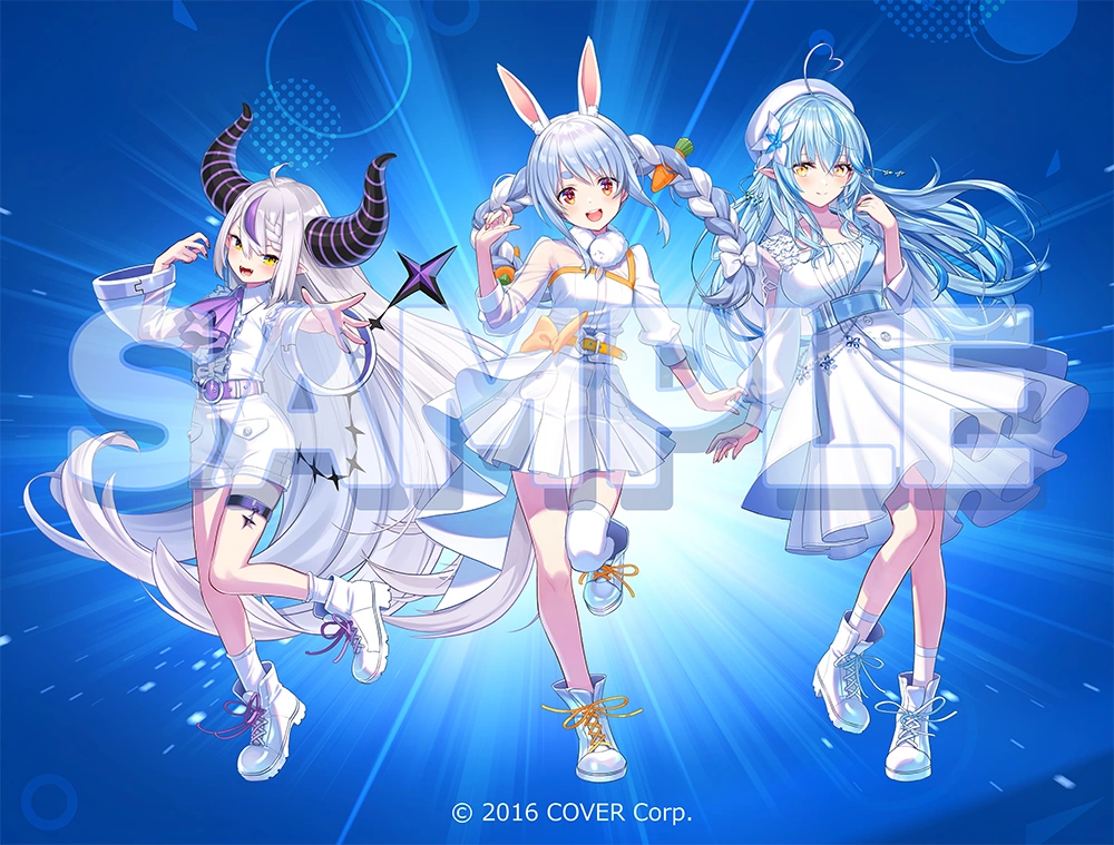 Hololive x ALESION Collaboration Illustration by Hikosan