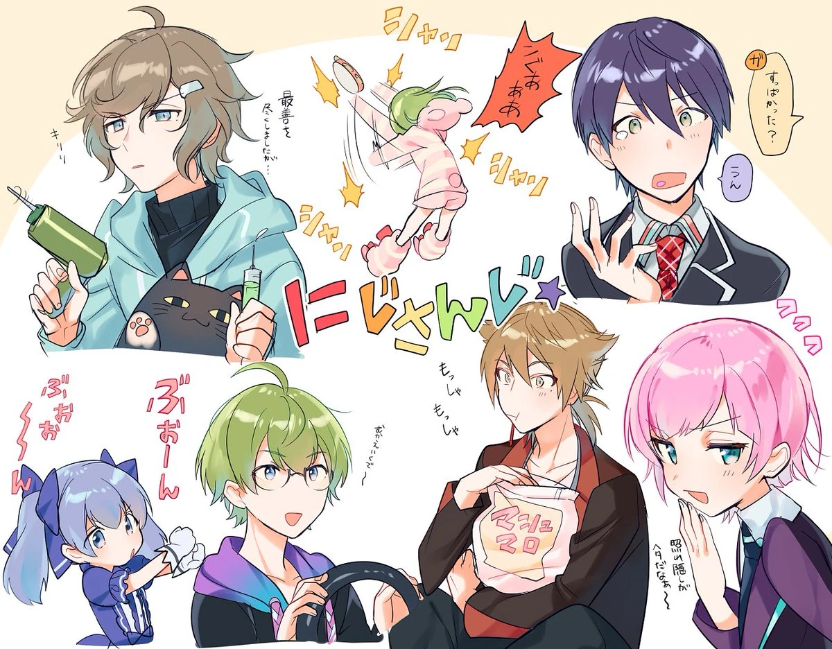NIJISANJI Livers Doodles by Ninahachi