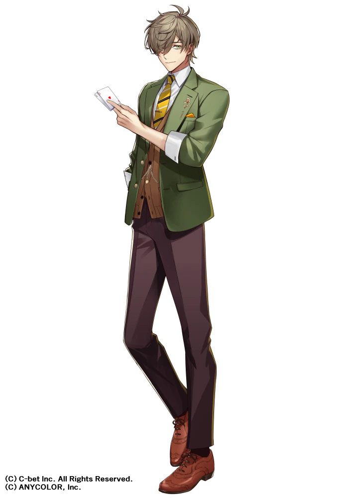 NIJISANJI × Poker Chase Collaboration Illustration by Nitaka