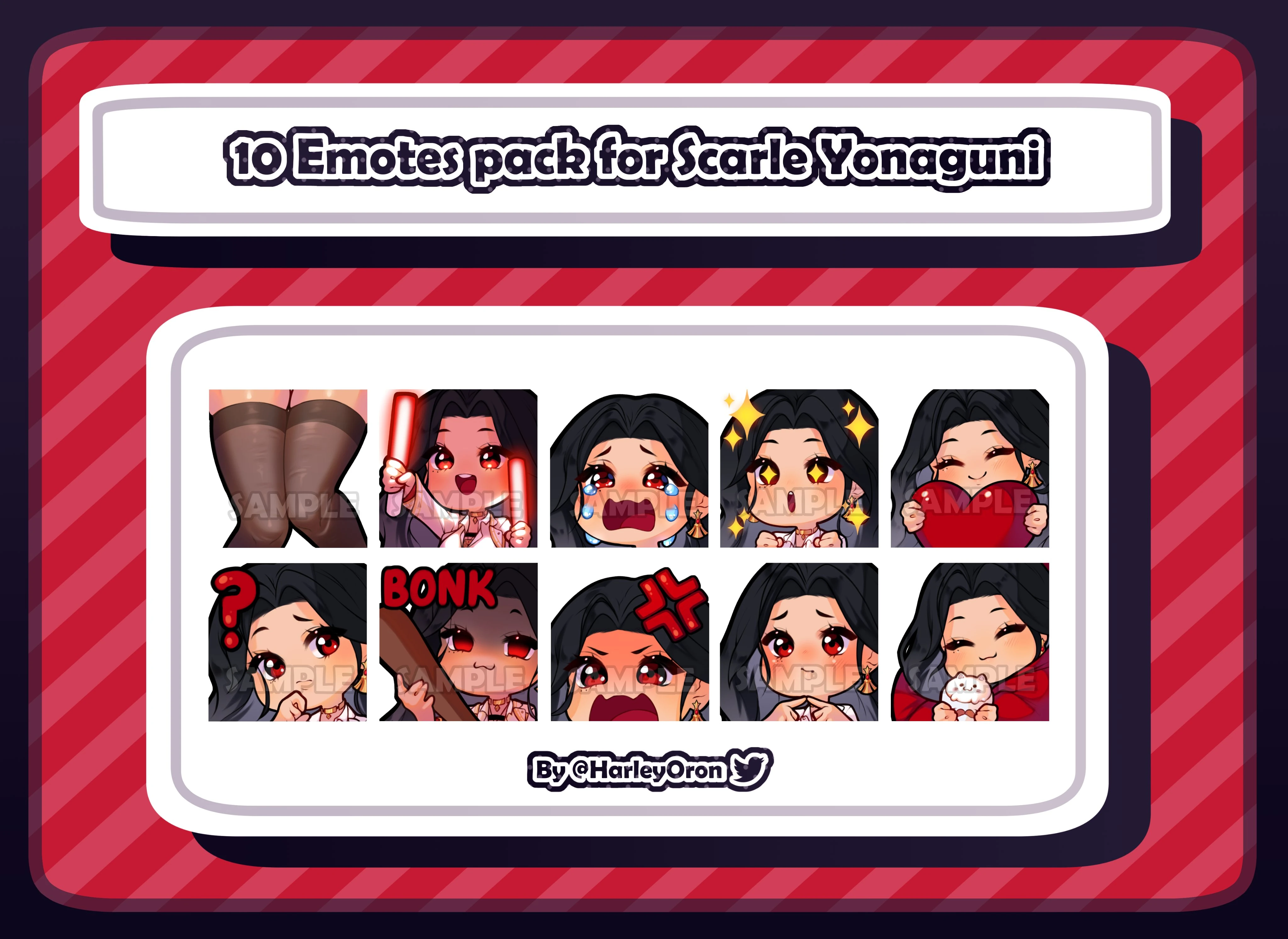 YouTube membeship emotes<br>by HarleyOron