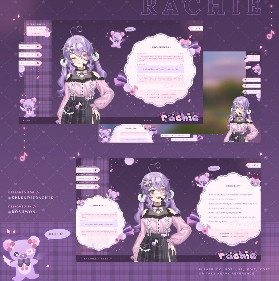 Stream Overlays by Rosuwon