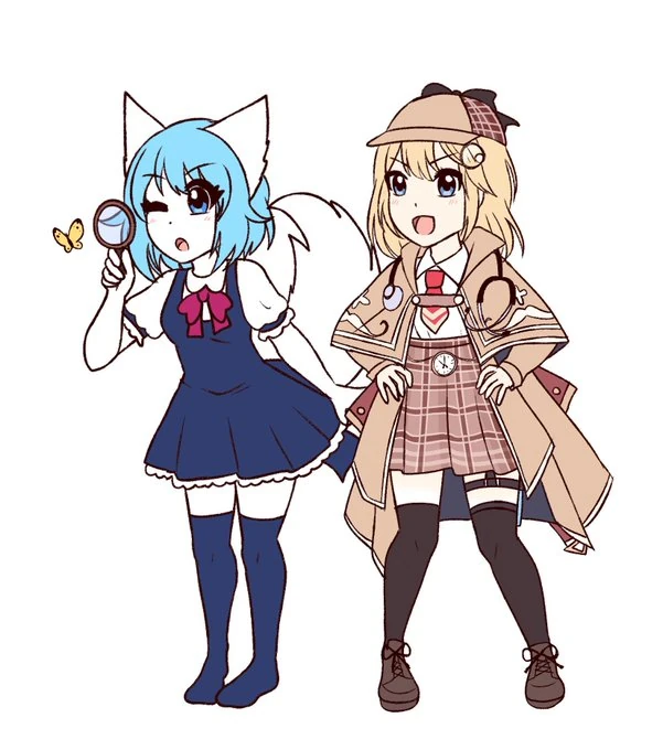 Wolfy and Amelia Watson