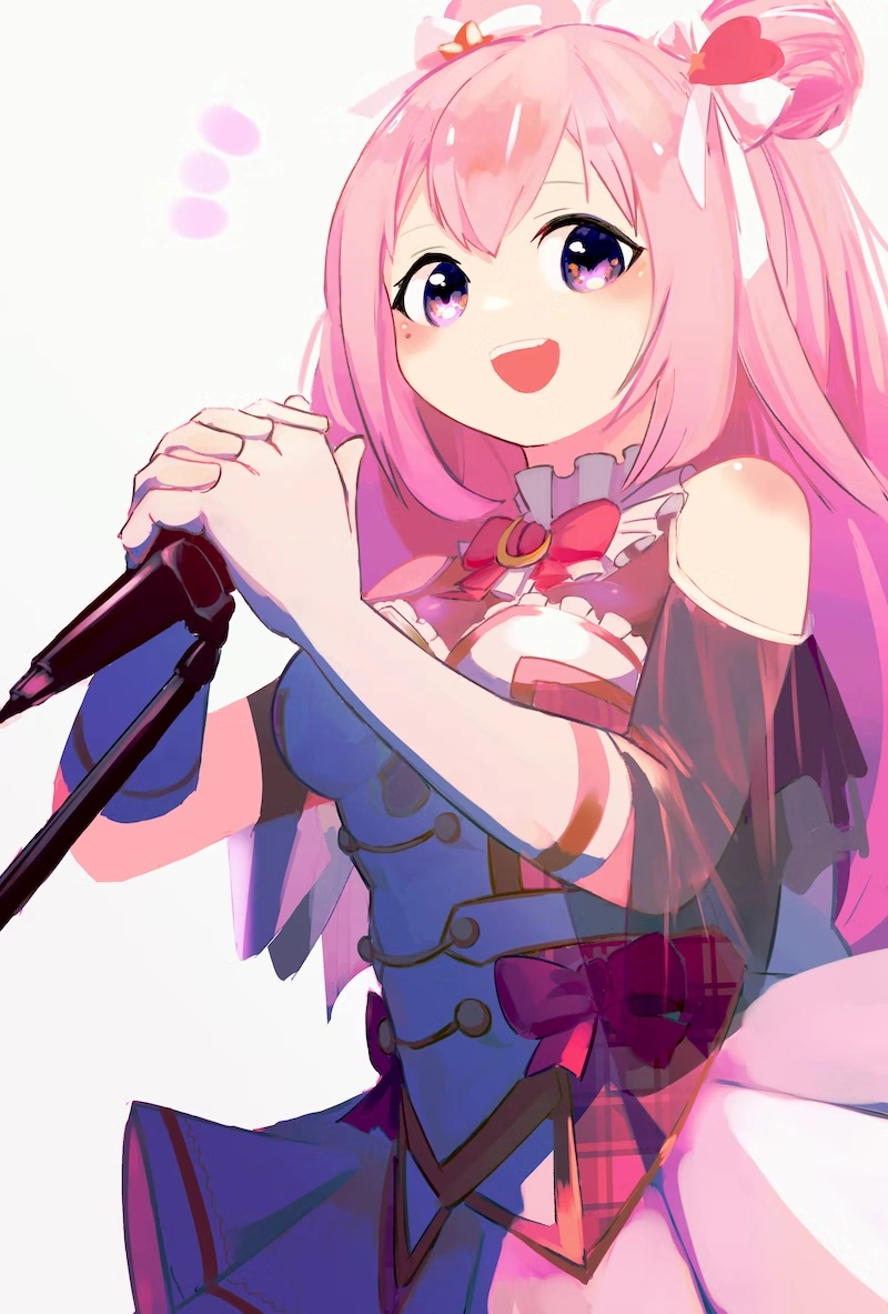 Yume with microphone by @otomq2277