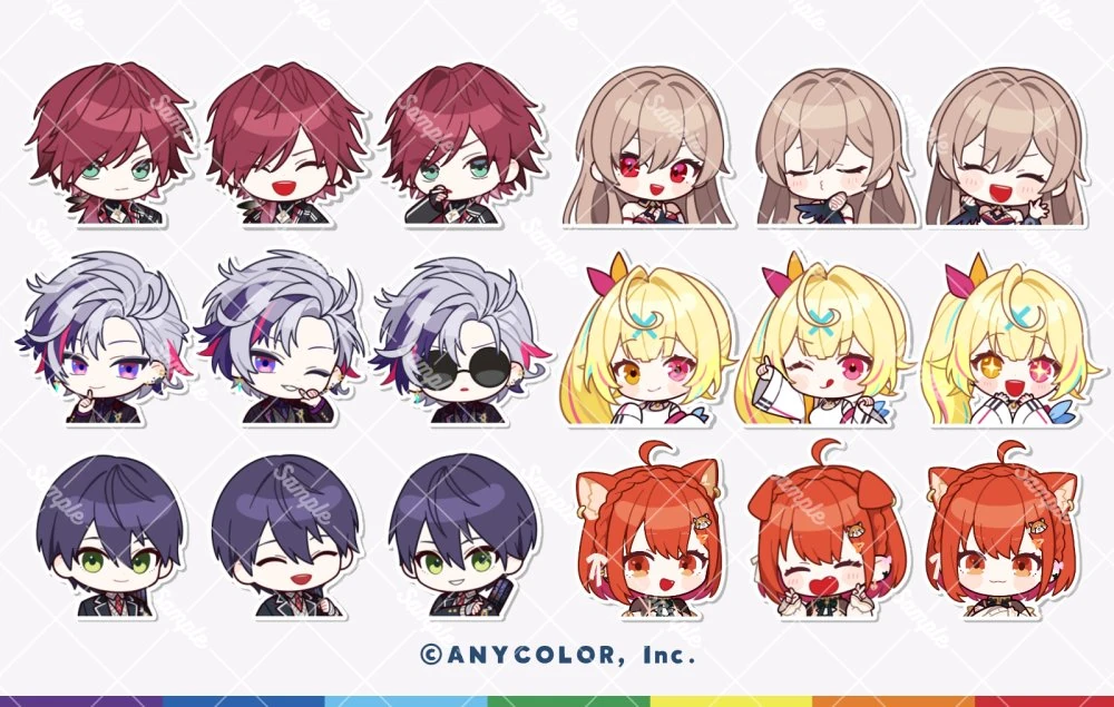 NIJISANJI x Fumo Collection Chibis by noka