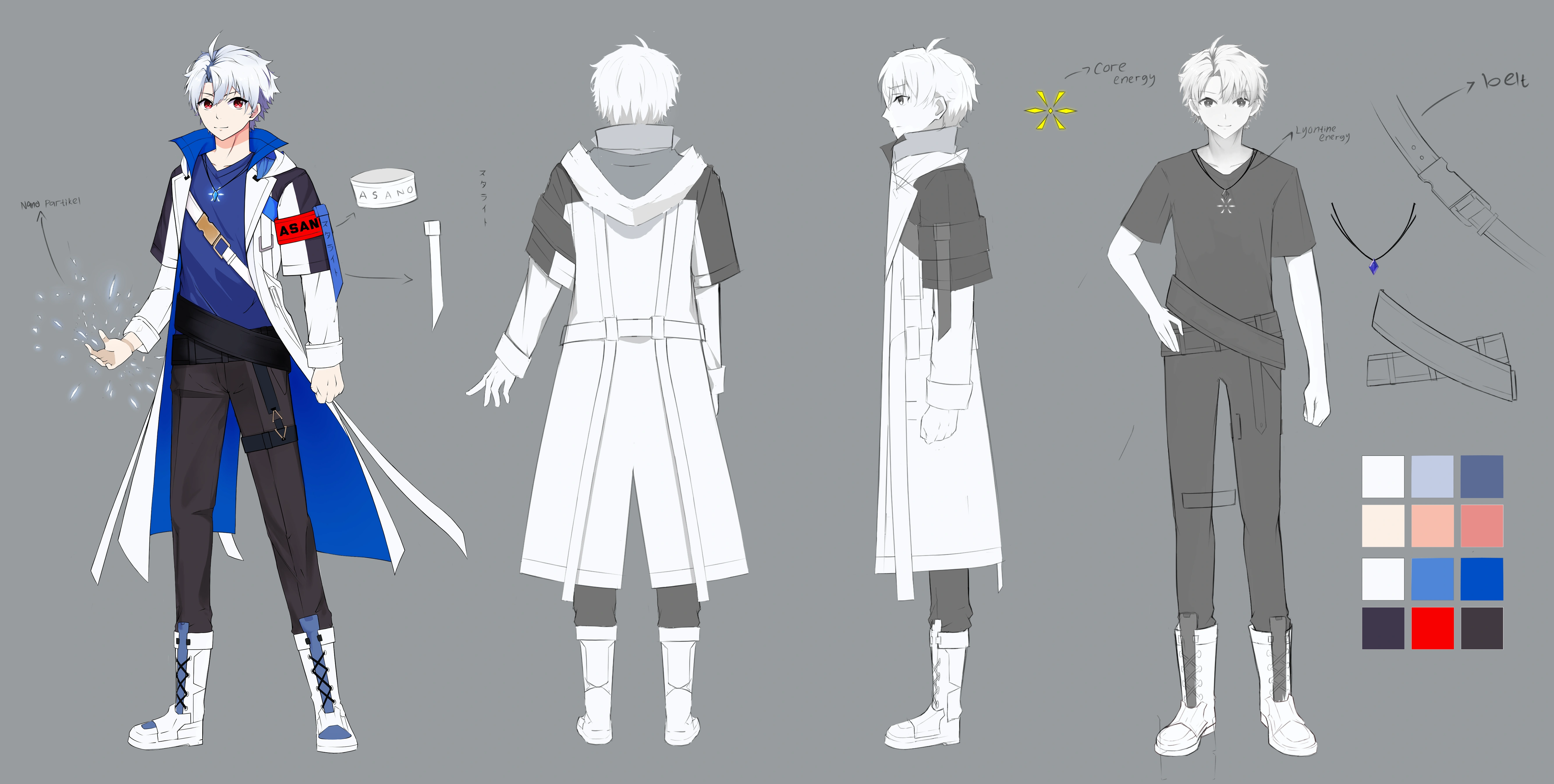 Asano Starlight new design character sheet