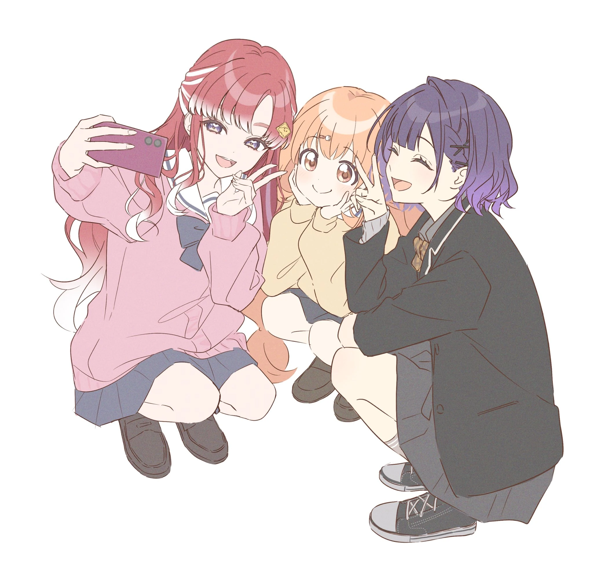 Berry, Tamako, and Suzuna by Talunilu