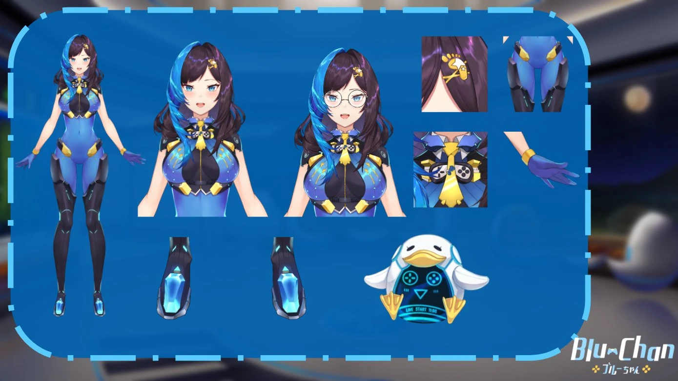 Blu-chan model v2.0