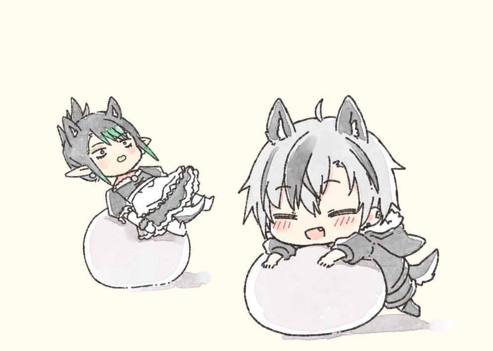 Hanabatake Chaika and Suzuki Masaru<br>by Kamiyoshi Rika