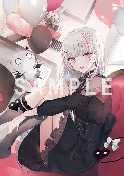 2023 Birthday Tapestry, Phone Tab With Charm, and Postcard<br>by [https://store.vspo.jp/en/products/asumisena-birthday2023 Yukisame]