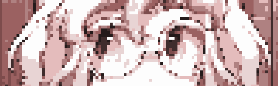 pixelated eyes