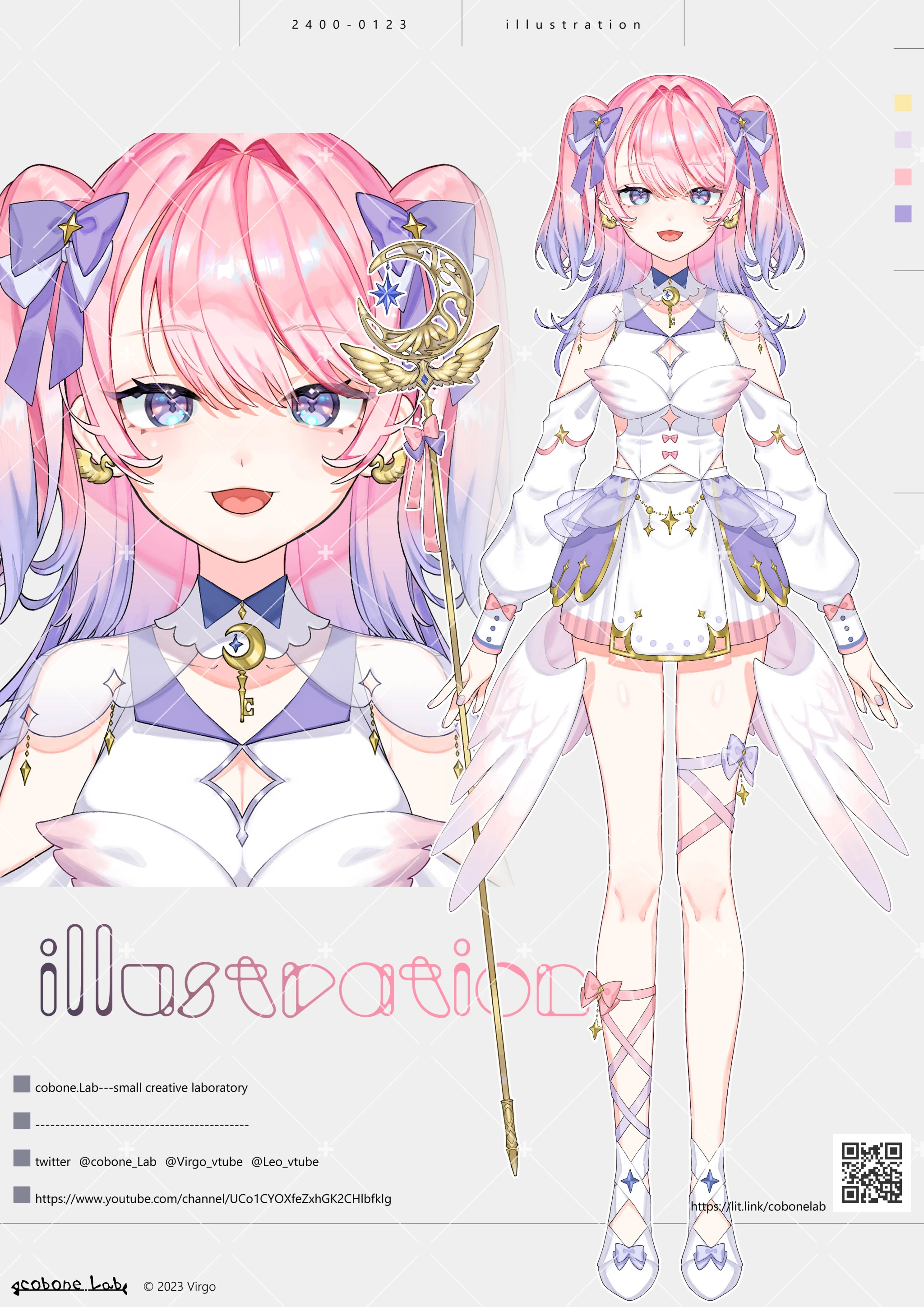 Close up and full body reference, by Virgo