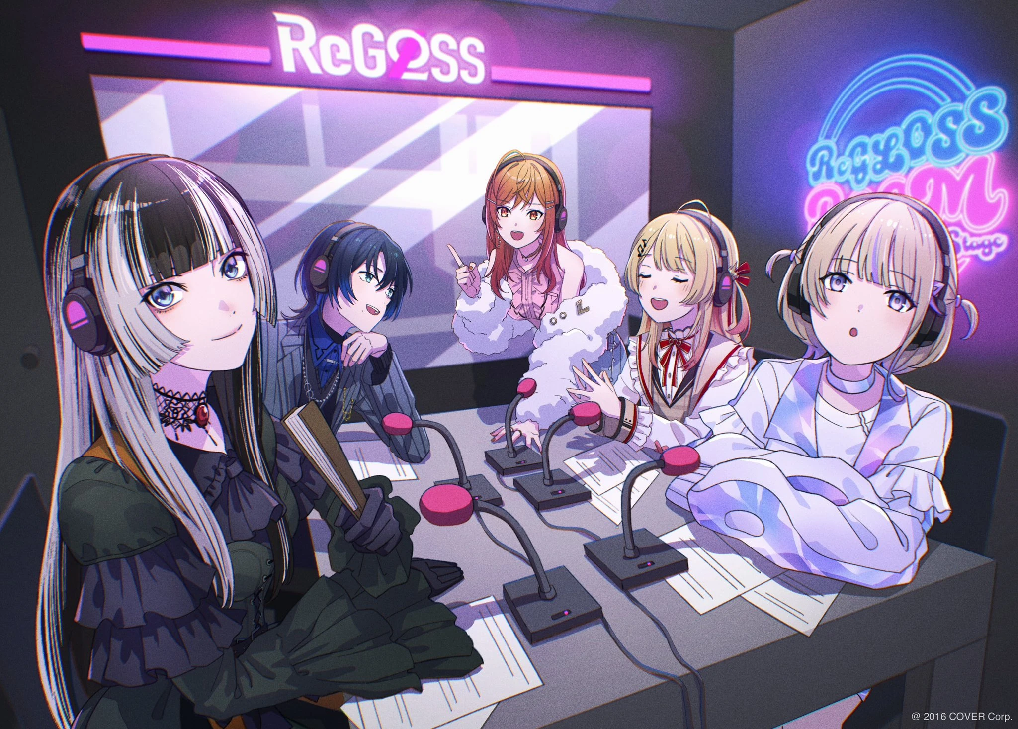 ReGLOSS ROOM Next Stage Key Visual by Mele