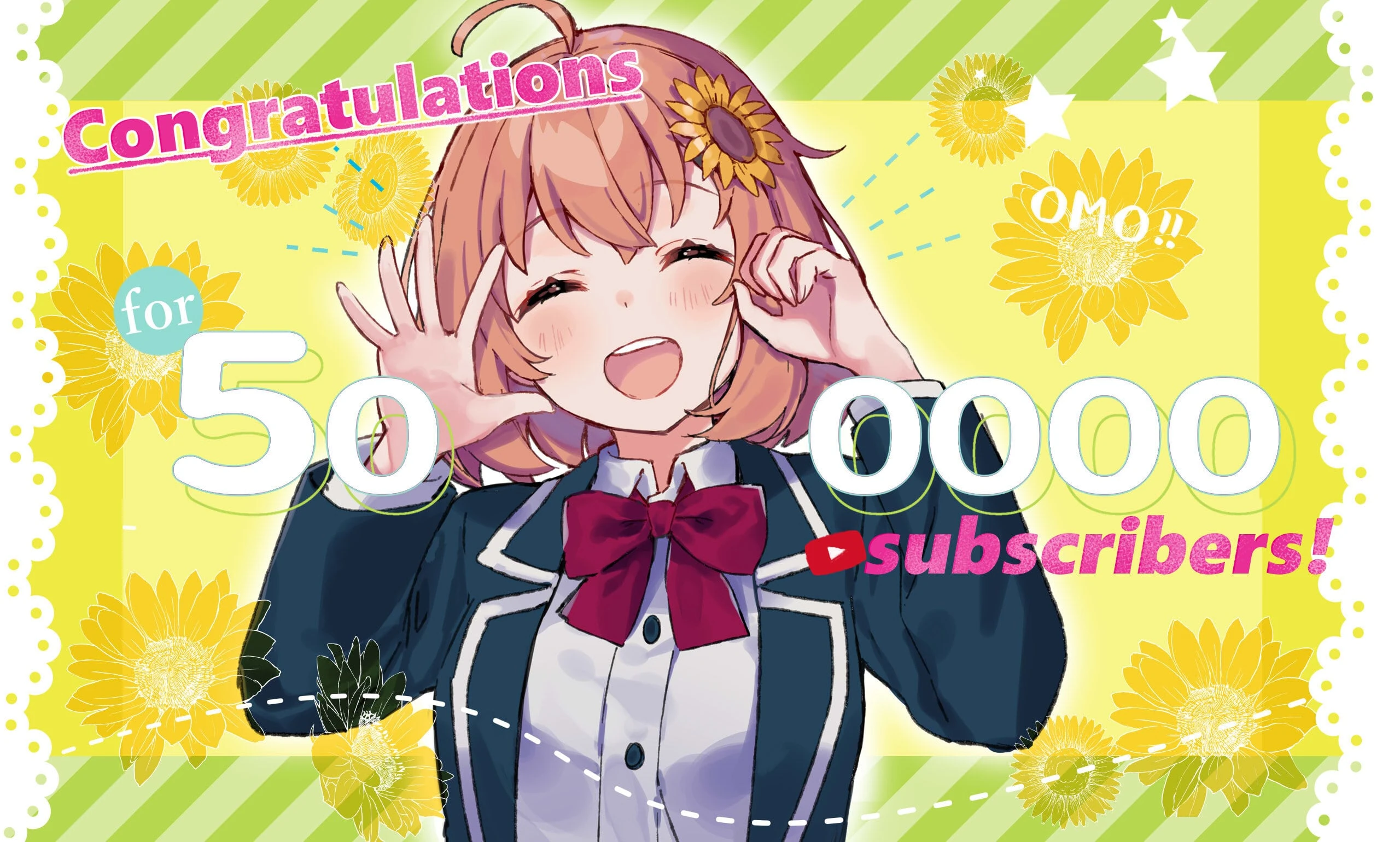 500,000 Subscribers Illustration<br>by Nana