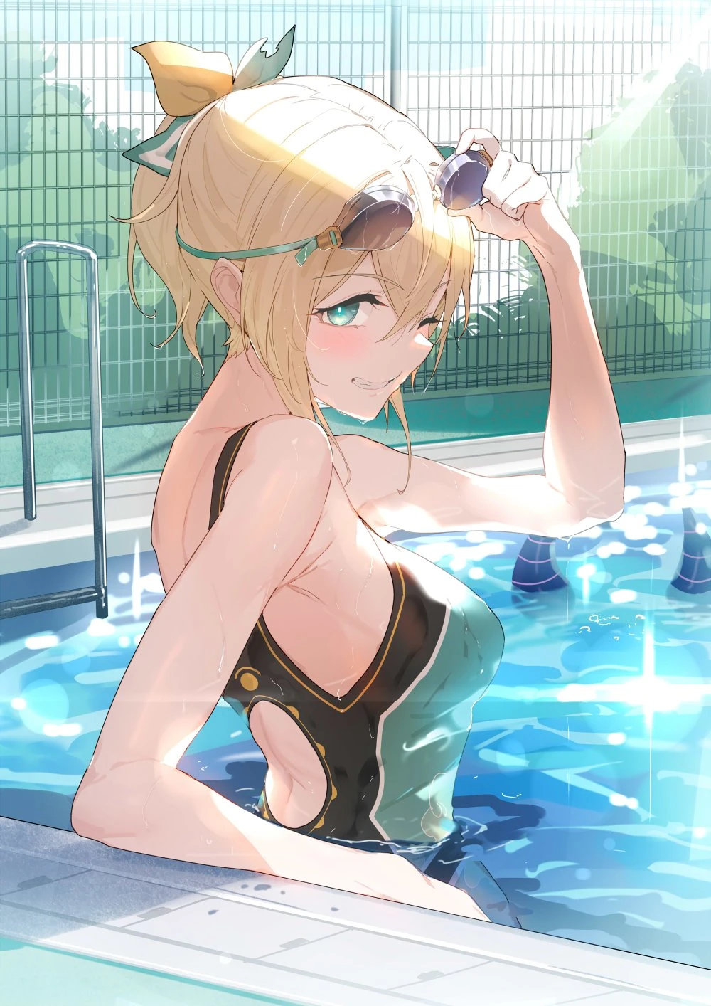 At the pool<br>by Kakage