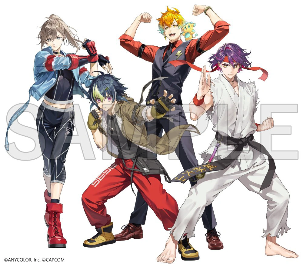 NIJISANJI x Street Fighter 6 2nd Installment Illustration <br>by Natsuko