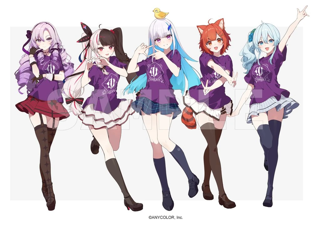 NijiFes 2023 Violet Class Illustration by necomi