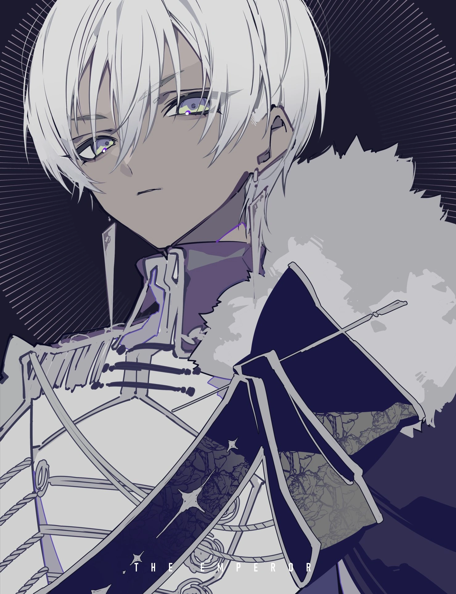 NIJISANJI Tarot - IV. The Emperor Illustration<br>by Kei Mochizuki
