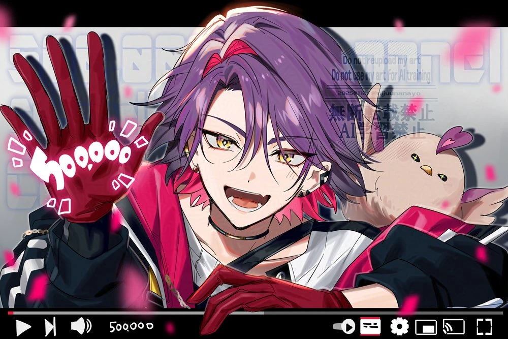 500,000 Subscribers Illustration<br>by Ninahachi