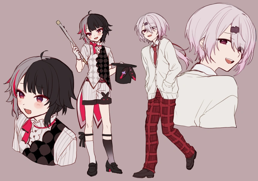 Yorumi Rena and Shiina Yuika<br>by Yamabukiiro