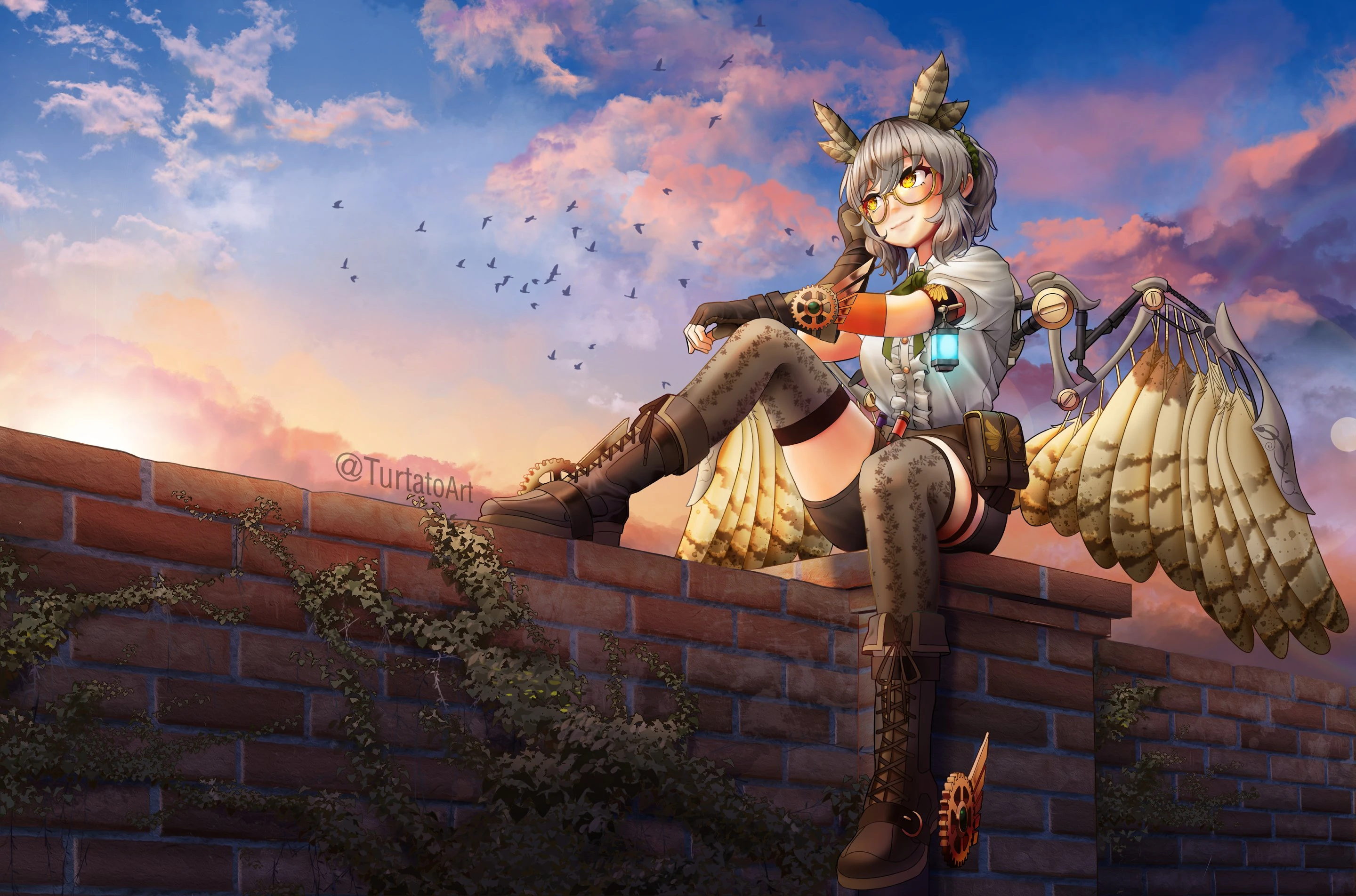Athena redebut wallpaper<br>by Turtato