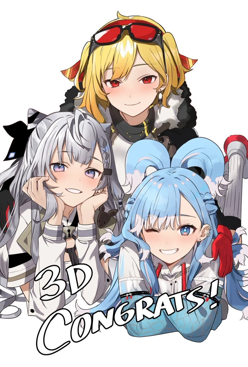 Holoh3ro 3D Model Debut Commemorative Illustration<br>by Hieh