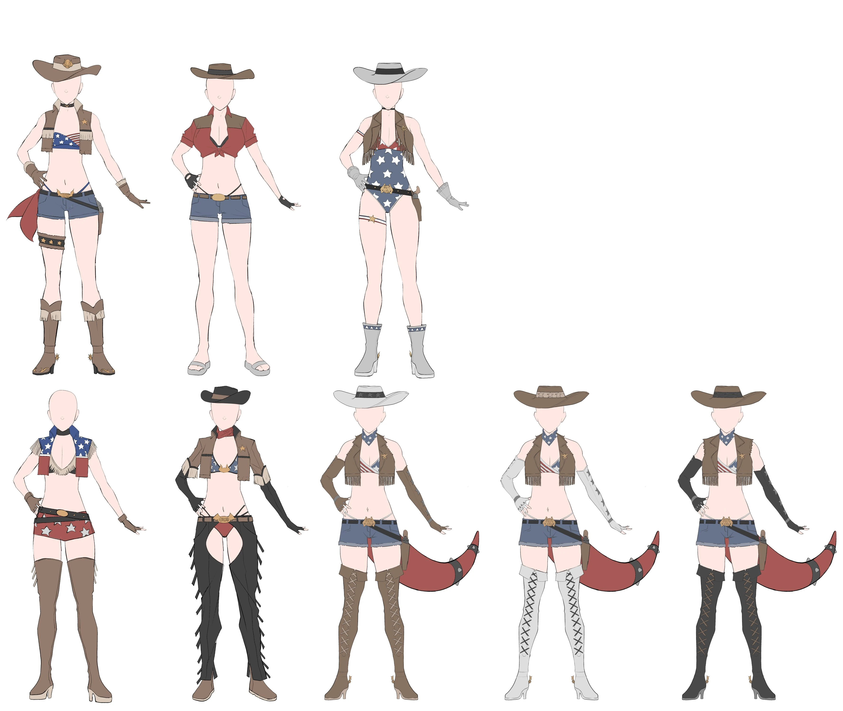 Zentreya Dragon Cowgirl Concept 2023 by KuroiEnpitsu