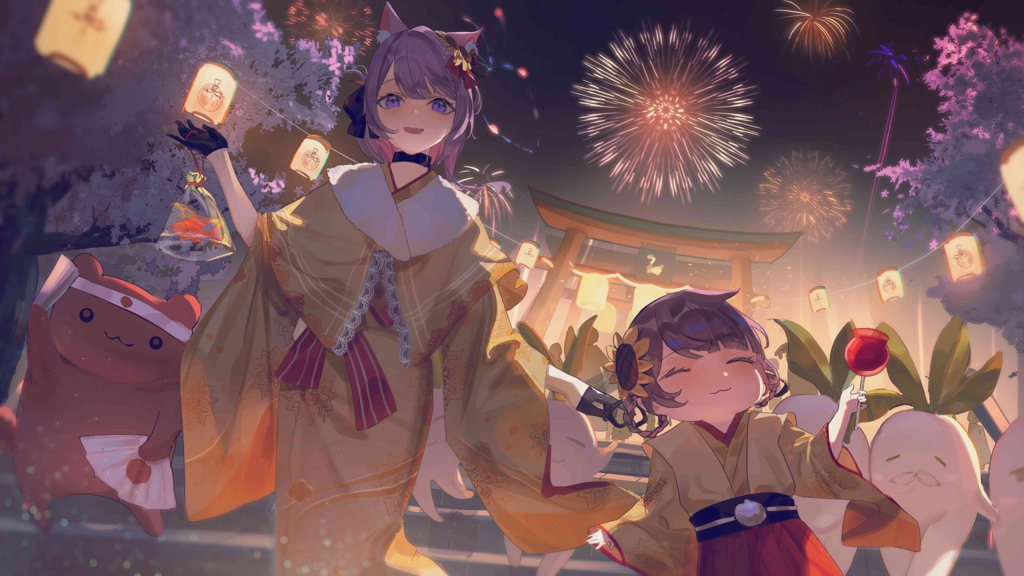 Otsuka Ray & Reika New Years Kimonos