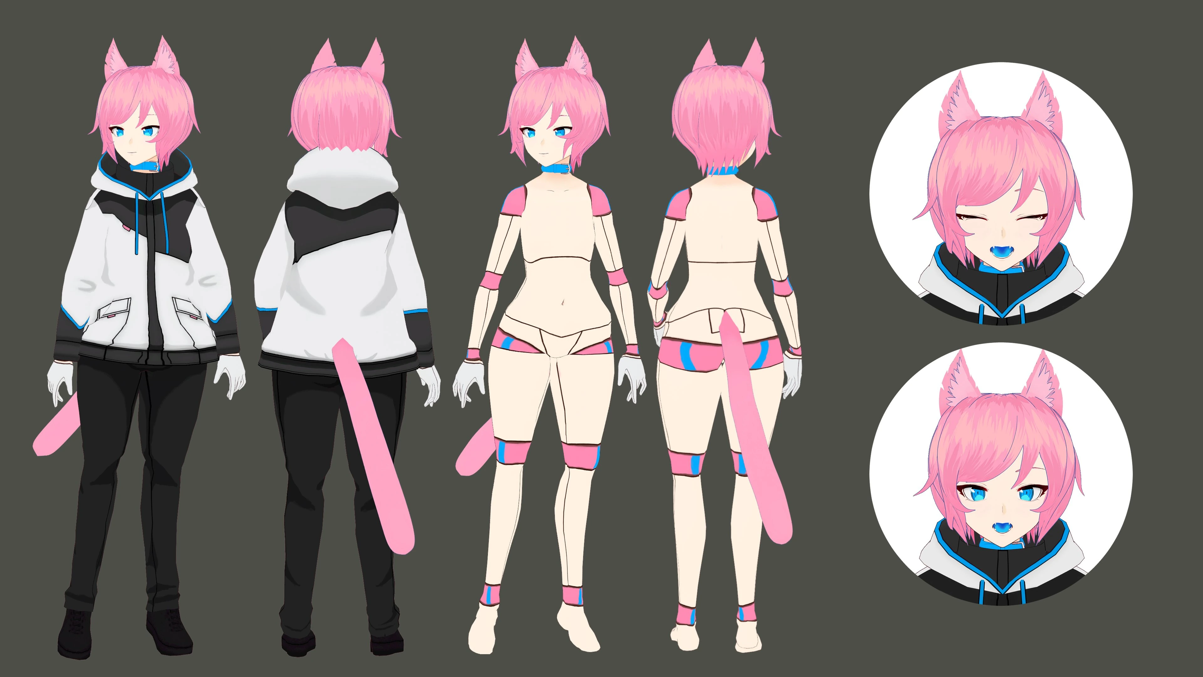 Pixel 3D model<br>(by 草くそmanager)