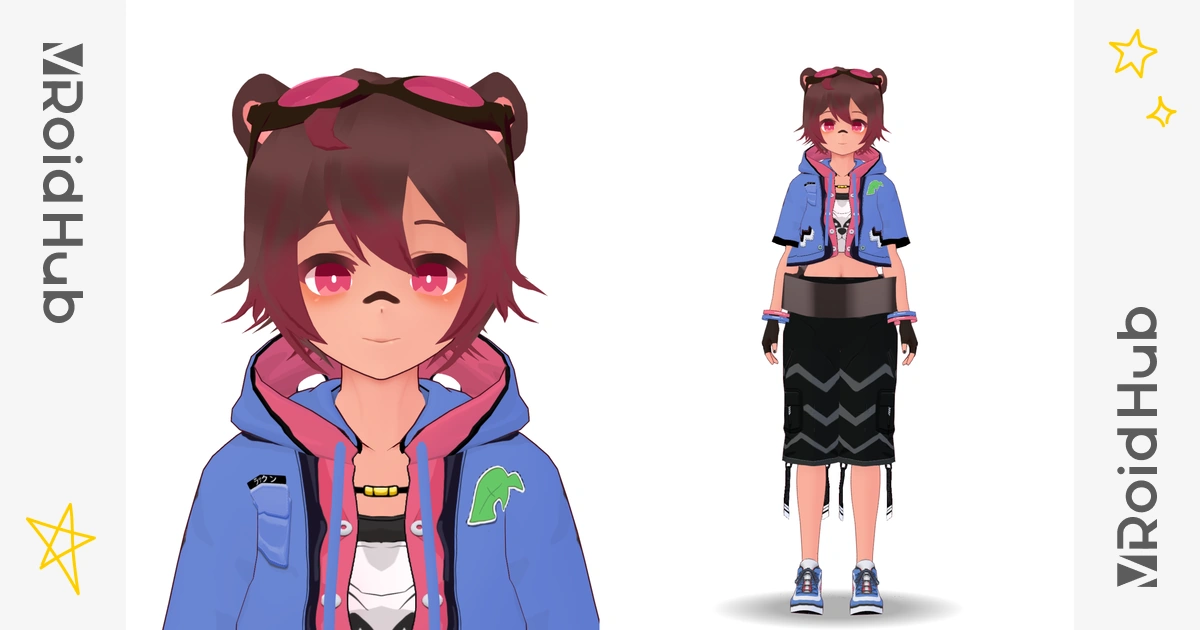 Pre-debut VRoidHub model <br>by [https://twitter.com/bunnypyonArt Bunny Pyon]