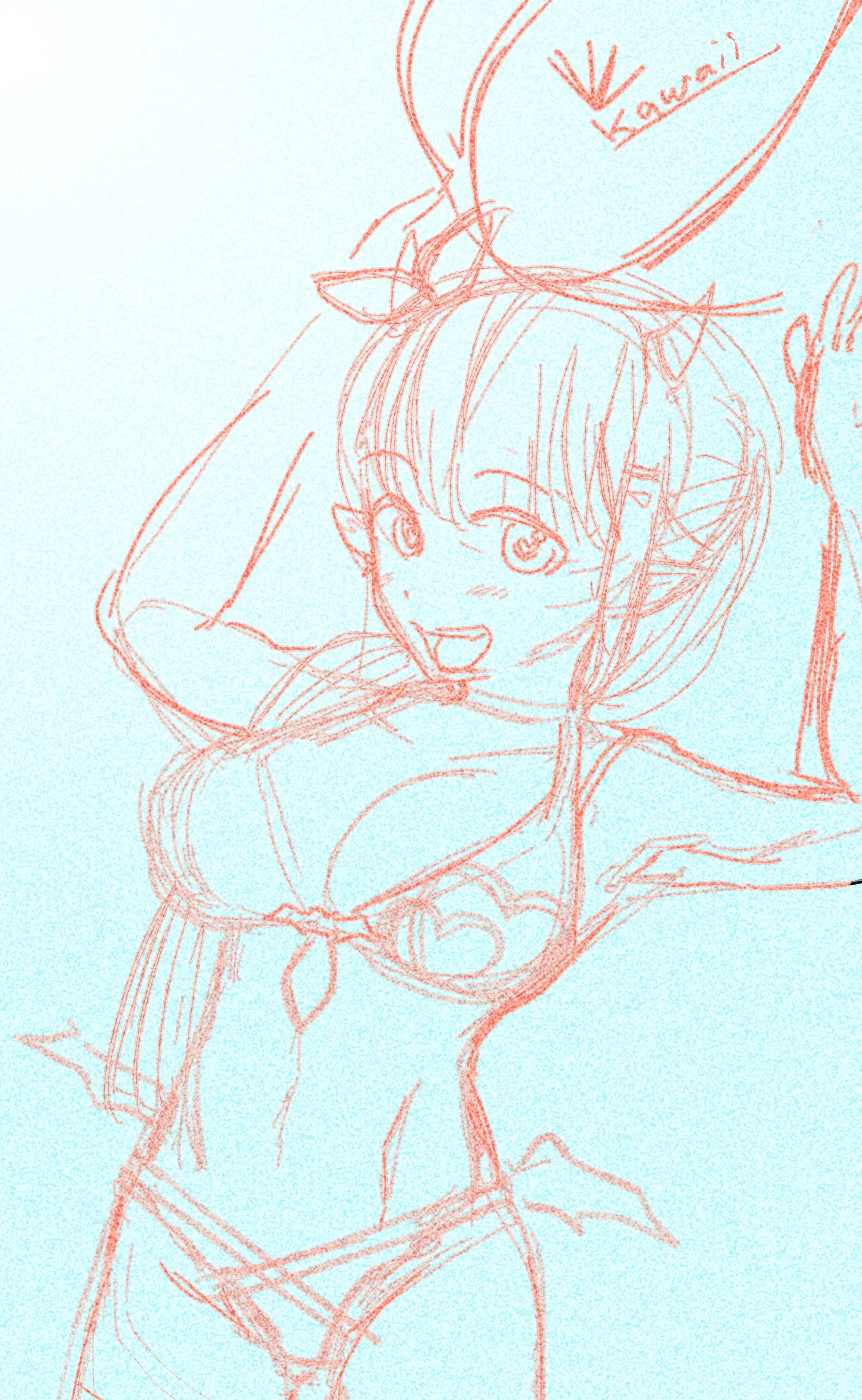 Bikini sketch<br>by Sava Safari