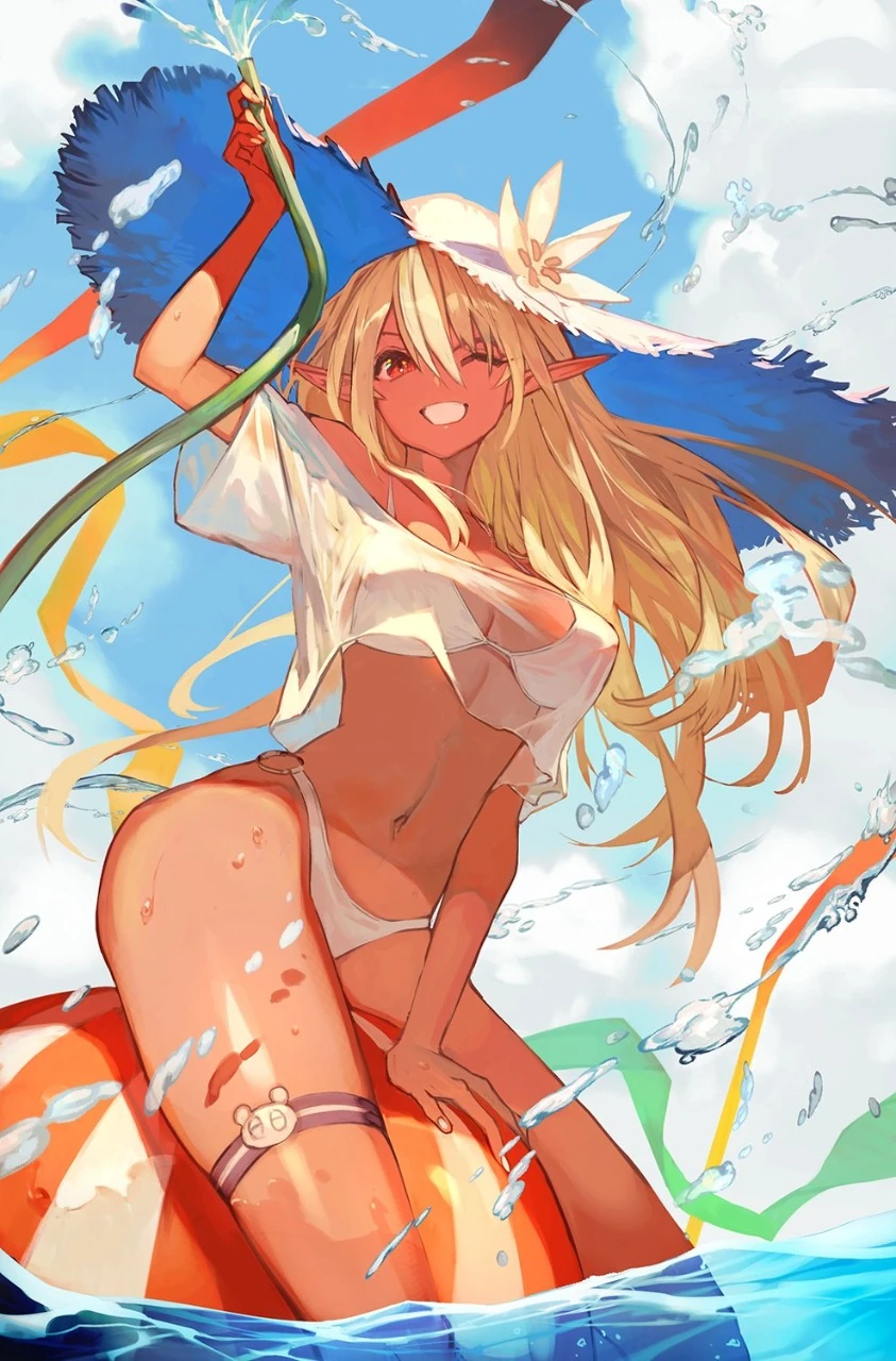Flare in Swimsuit<br>by lack
