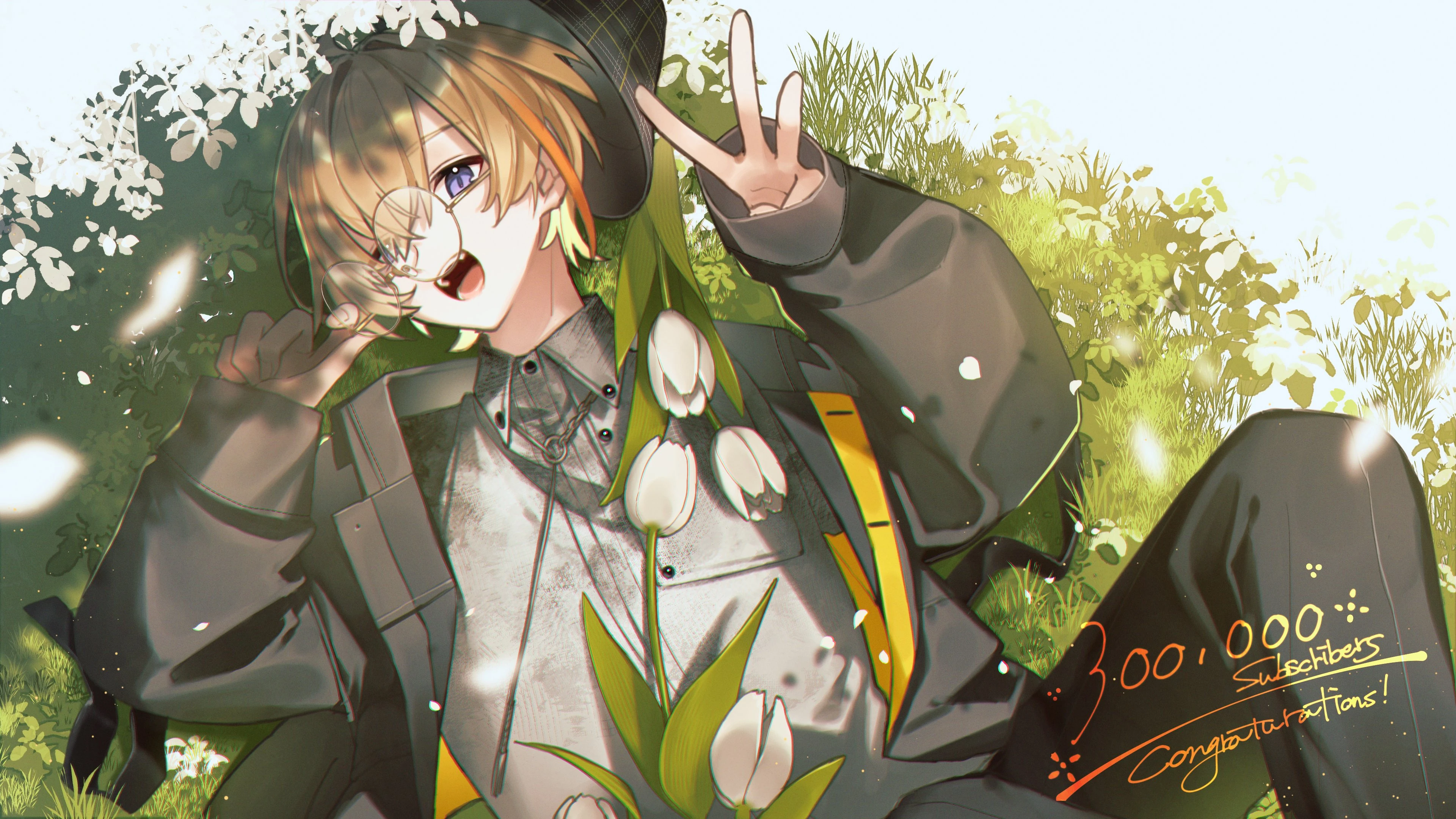 300,000 Subscribers Illustration<br>by Togusa