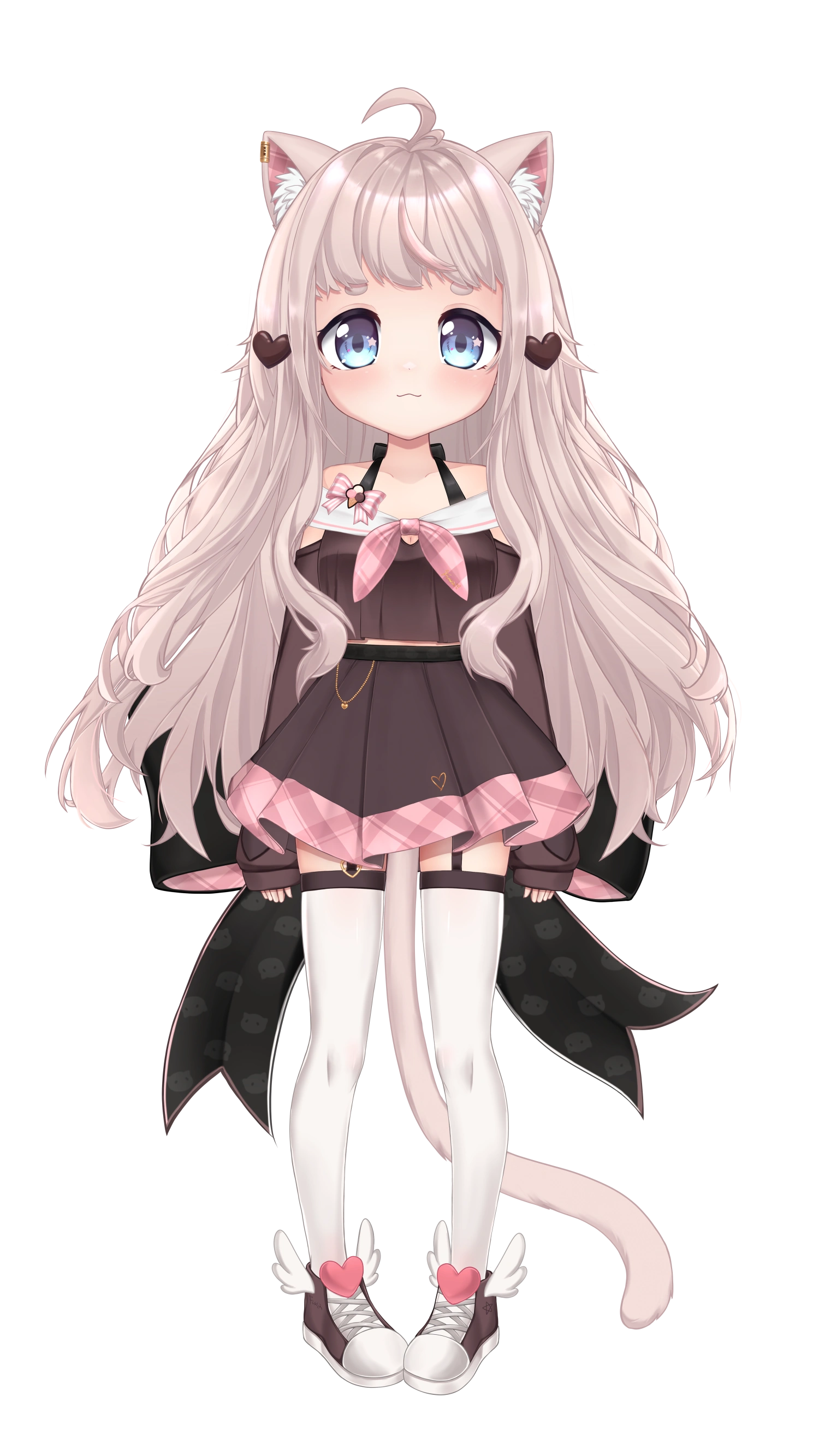 Fuwa's old VTuber model from 2022-23.
