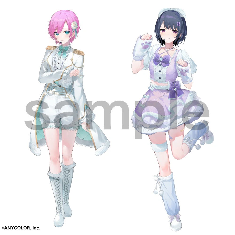 NIJISANJI White Bright Live! Goods Illustration<br>by Touchi