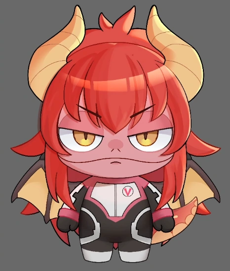 New official look for Zen's gecko chat model, created by AwooSuSu