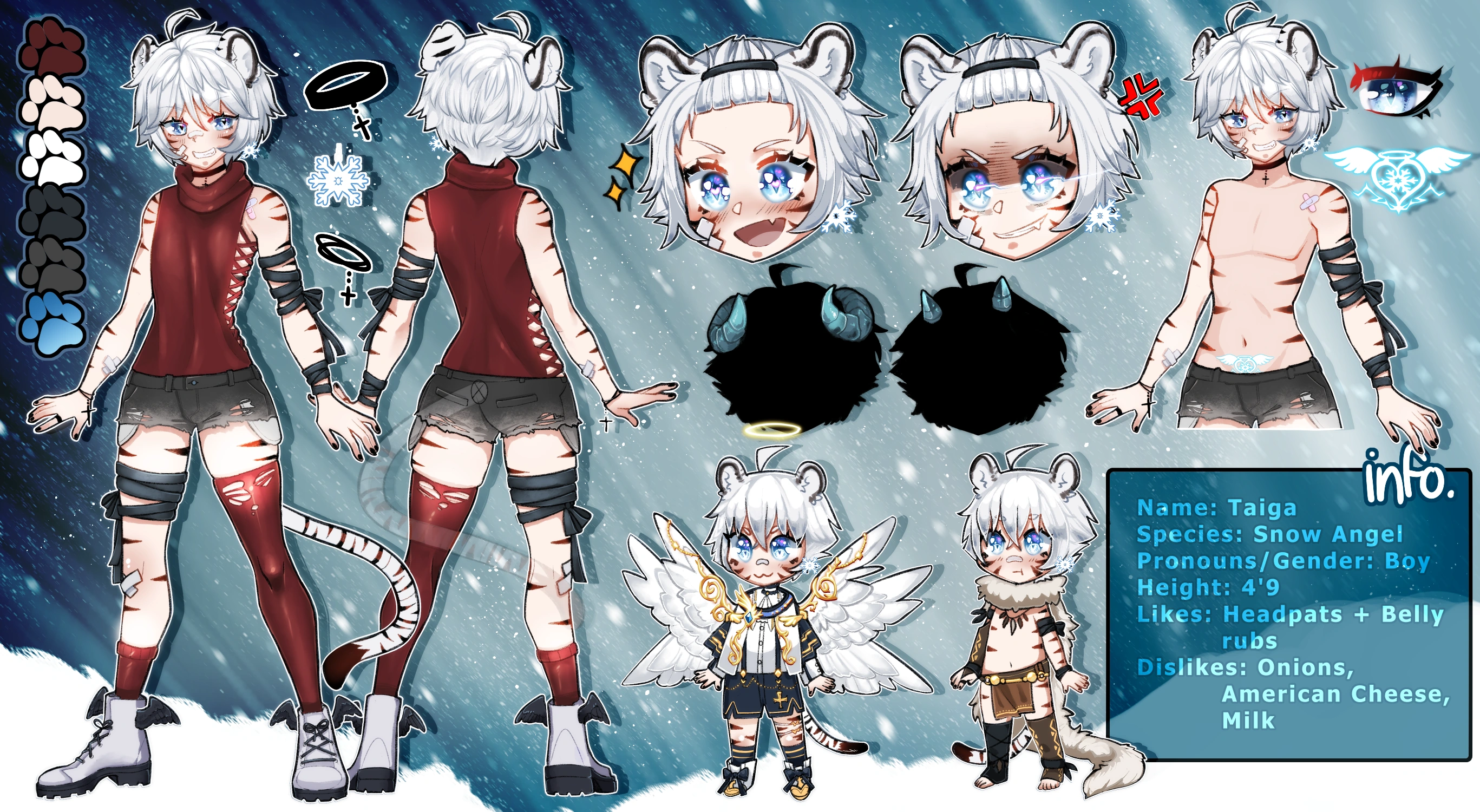 Tiger Taiga Reference Sheet