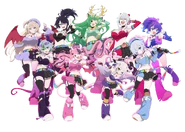 Promotional Art for the VShojo Concert Candy Pop Explosion