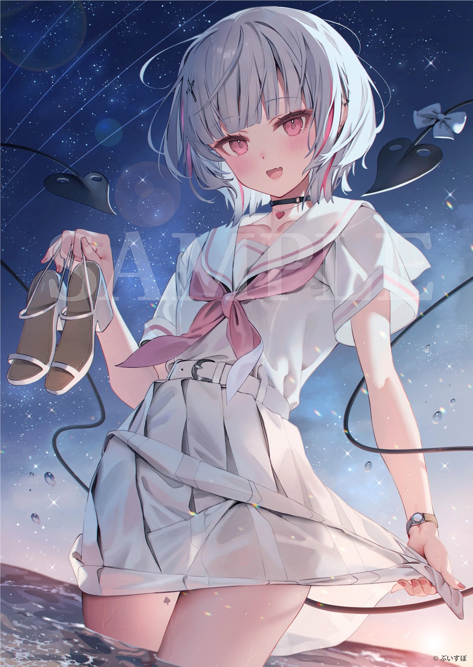 2024 Birthday Sweatshirt, Pin Badge, and Postcard<br>by [https://store.vspo.jp/en/products/asumisena-birthday2024 Paseri]