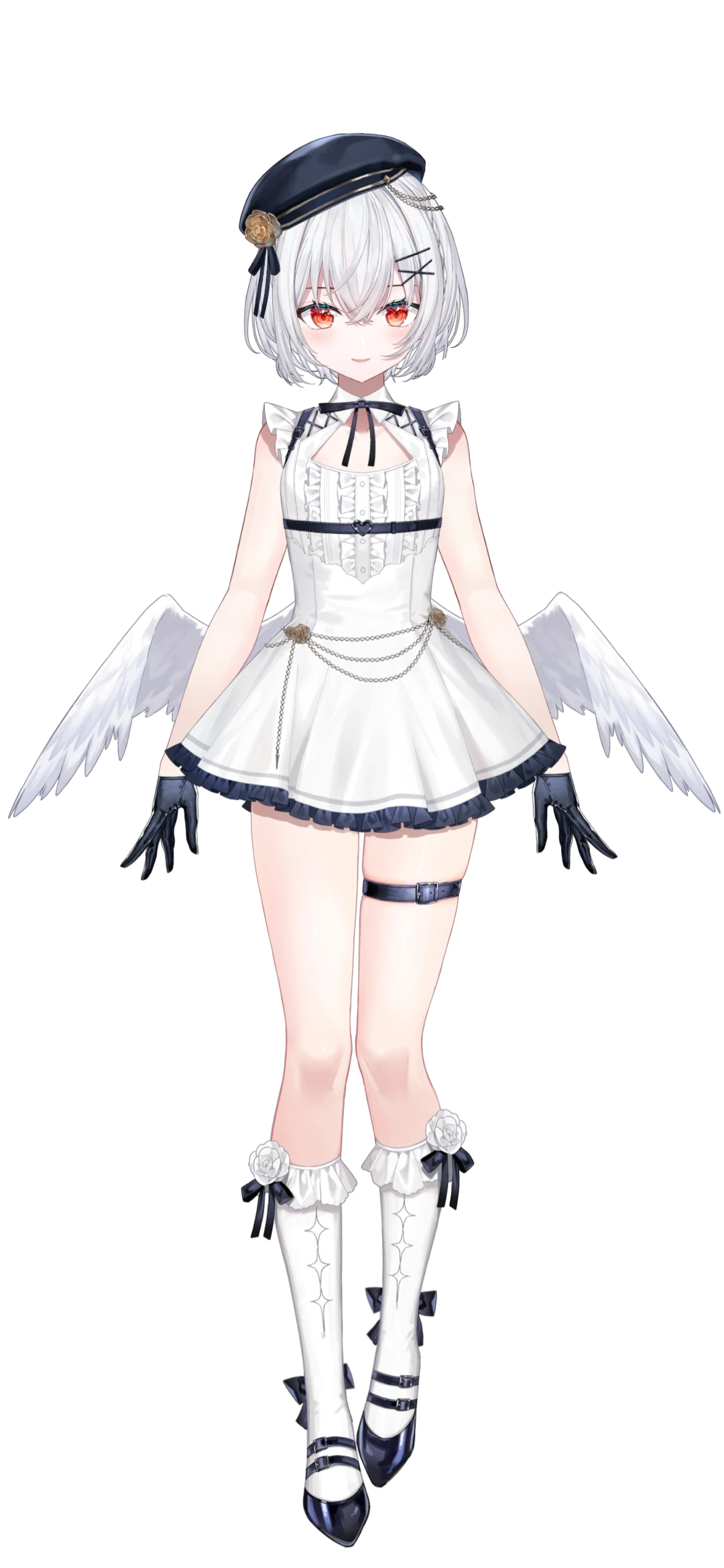 Casual Outfit with Bob Cut and without Jacket