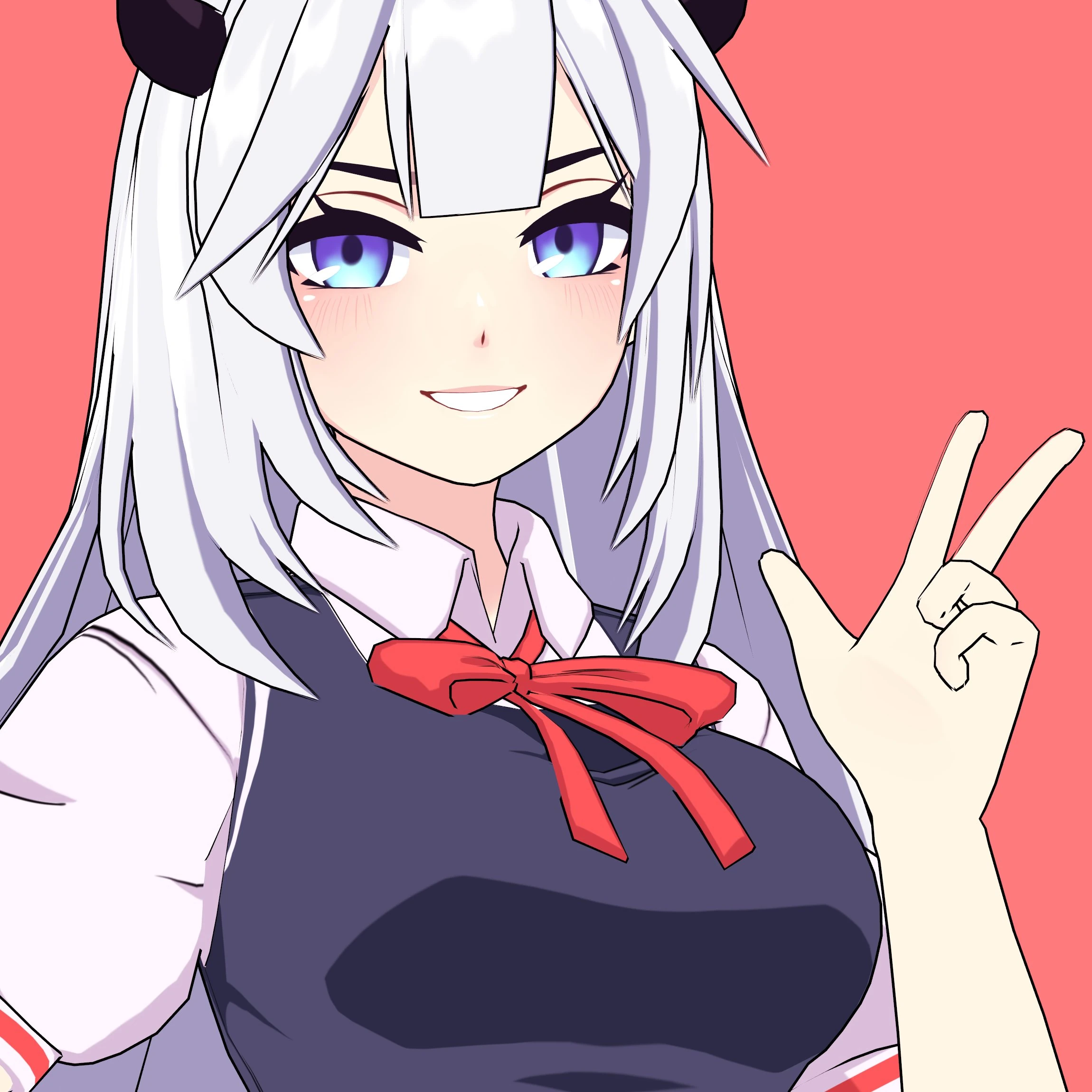 Veibae School girl portrait by jjinomu