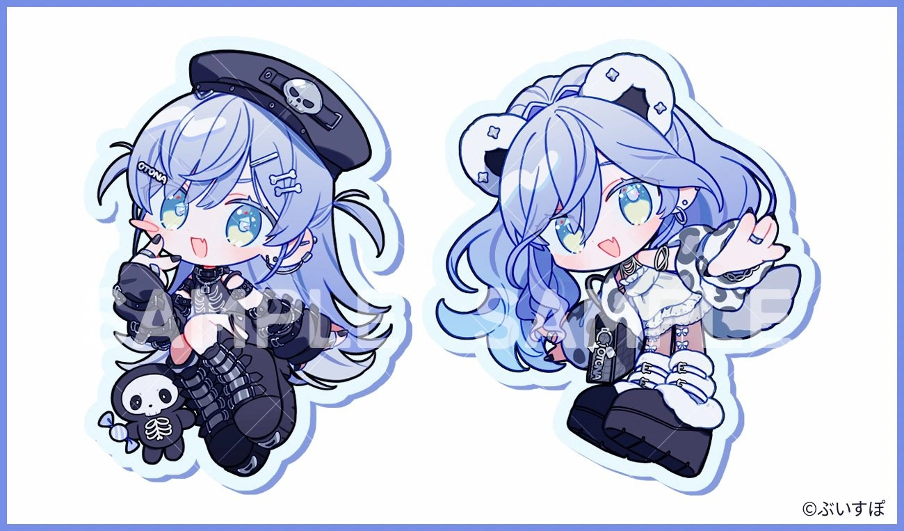 1st Anniversary Keychain Illustration<br>by [https://x.com/osakana_forever/status/1860983202506224033 Kabe Sakana]