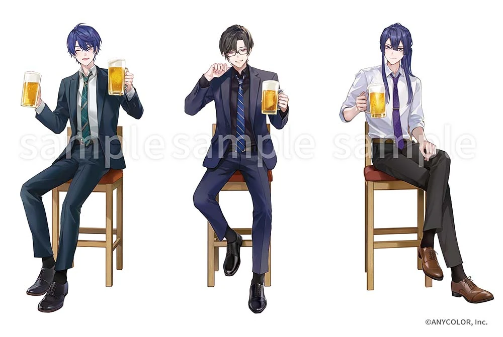 DMM Scratch "Drinks After Work" Illustration by Zihuatanejo