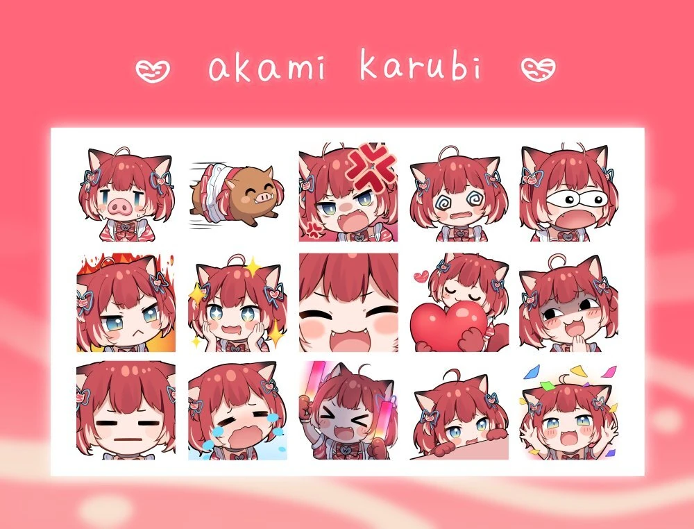 Twitch Emotes by Amashiro Natsuki
