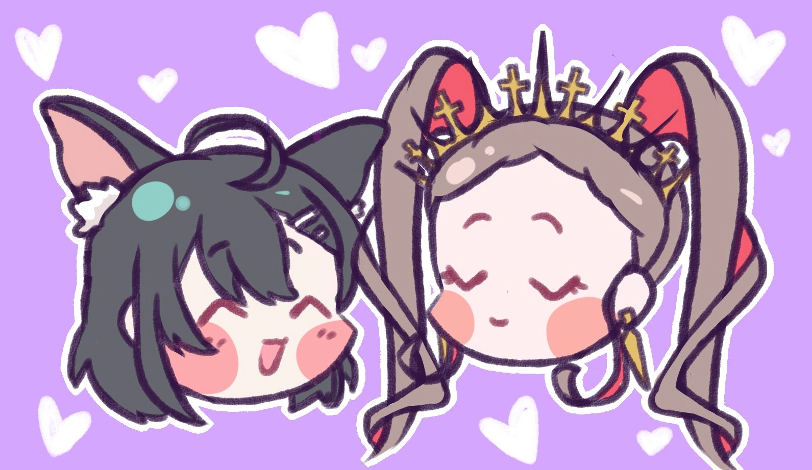 Amemachi Hanabi and Orla Gan Ceann by Miyoshino Shiki