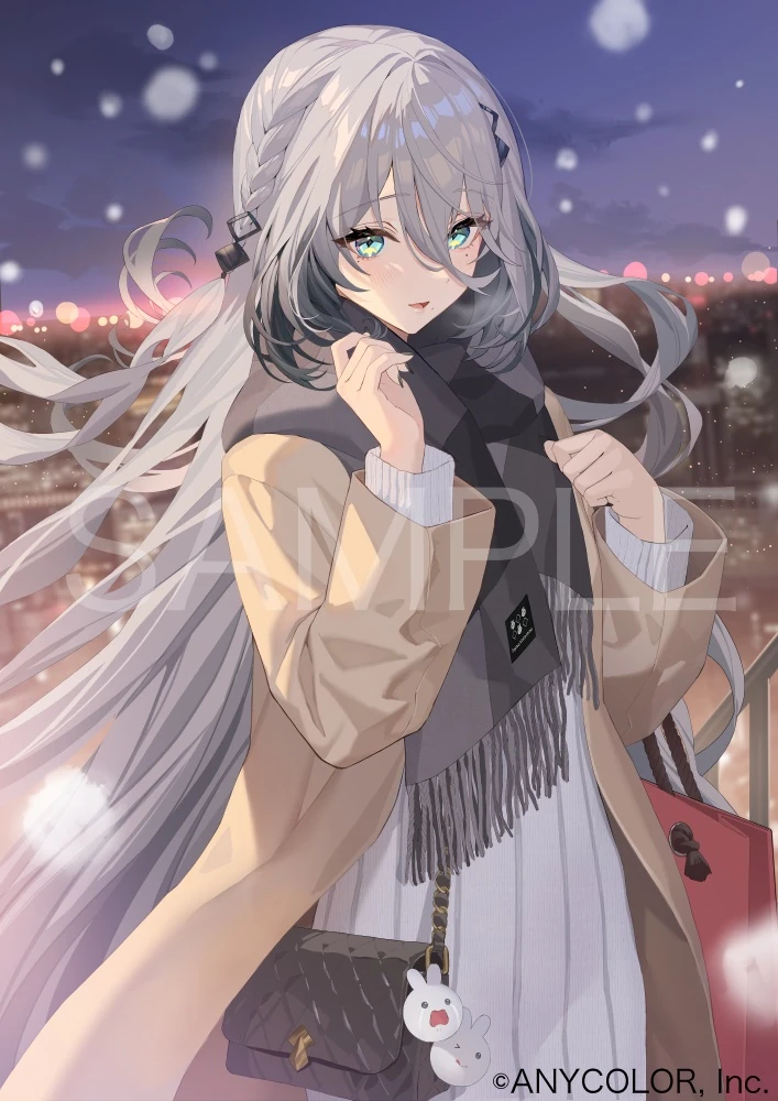 NIJISANJI Winter Date 2023 Goods & Voice Illustration by teffish