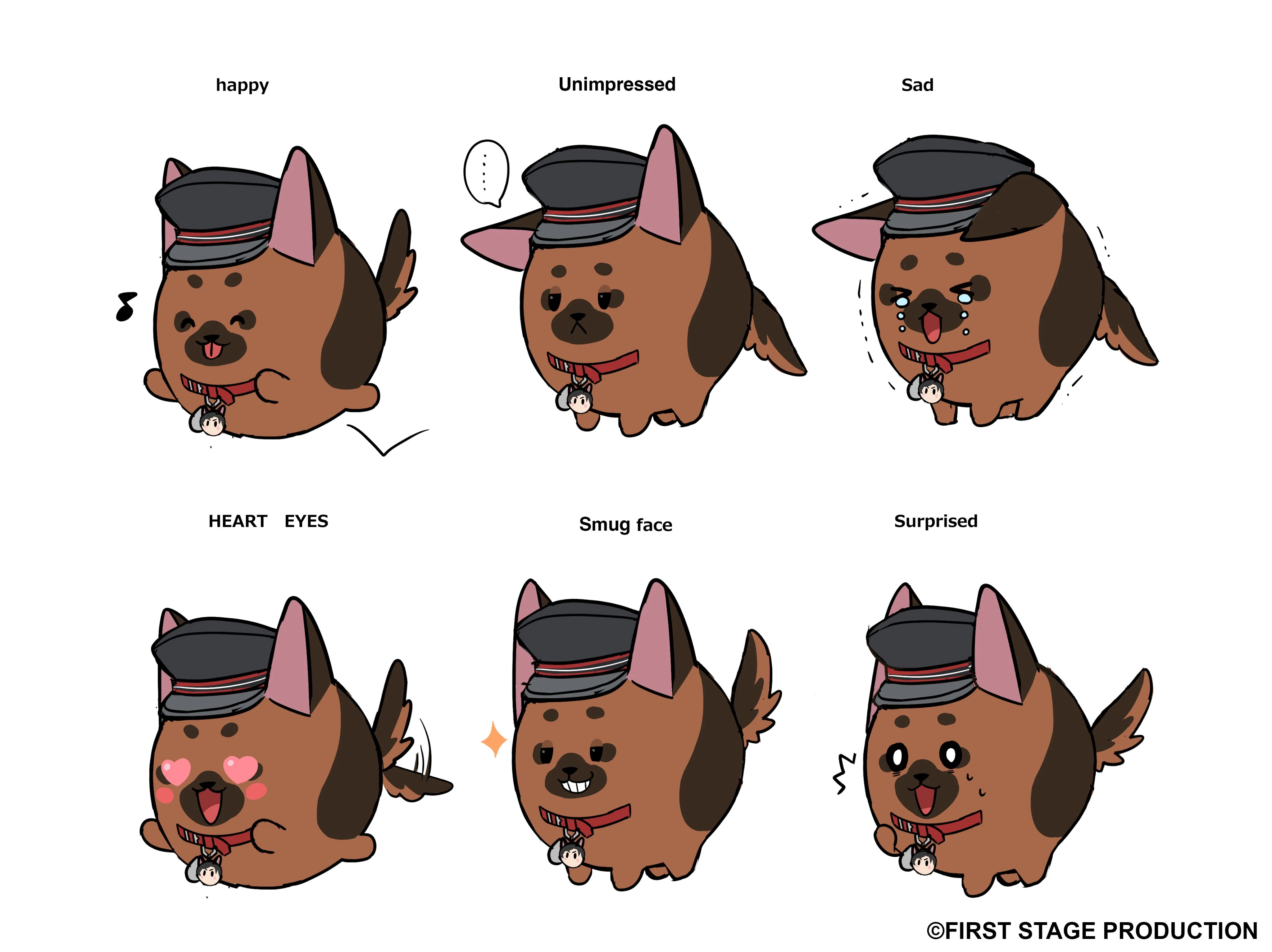 Pawfficers Mascot Design<br>by kuuya