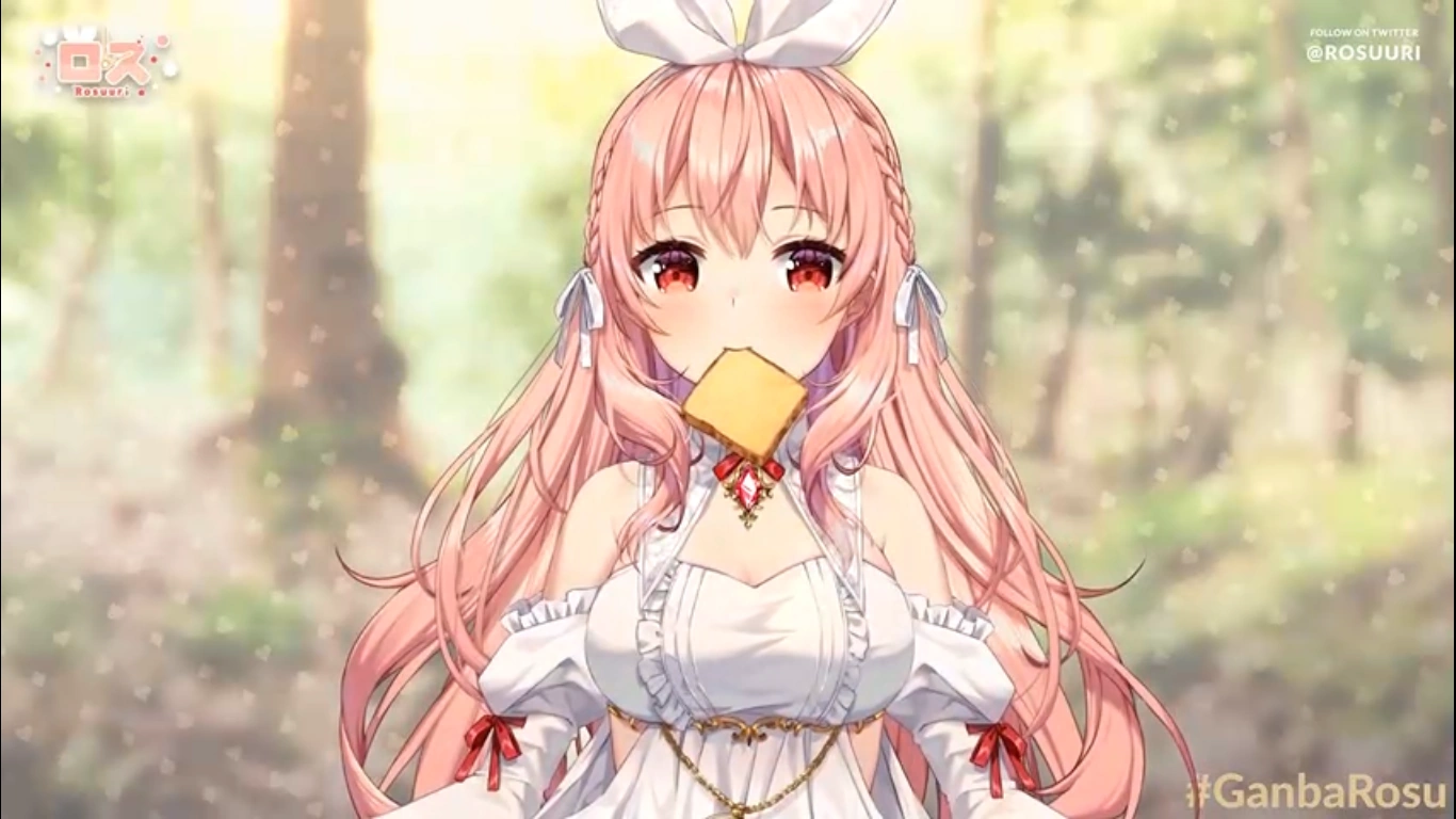 Catching a piece of bread