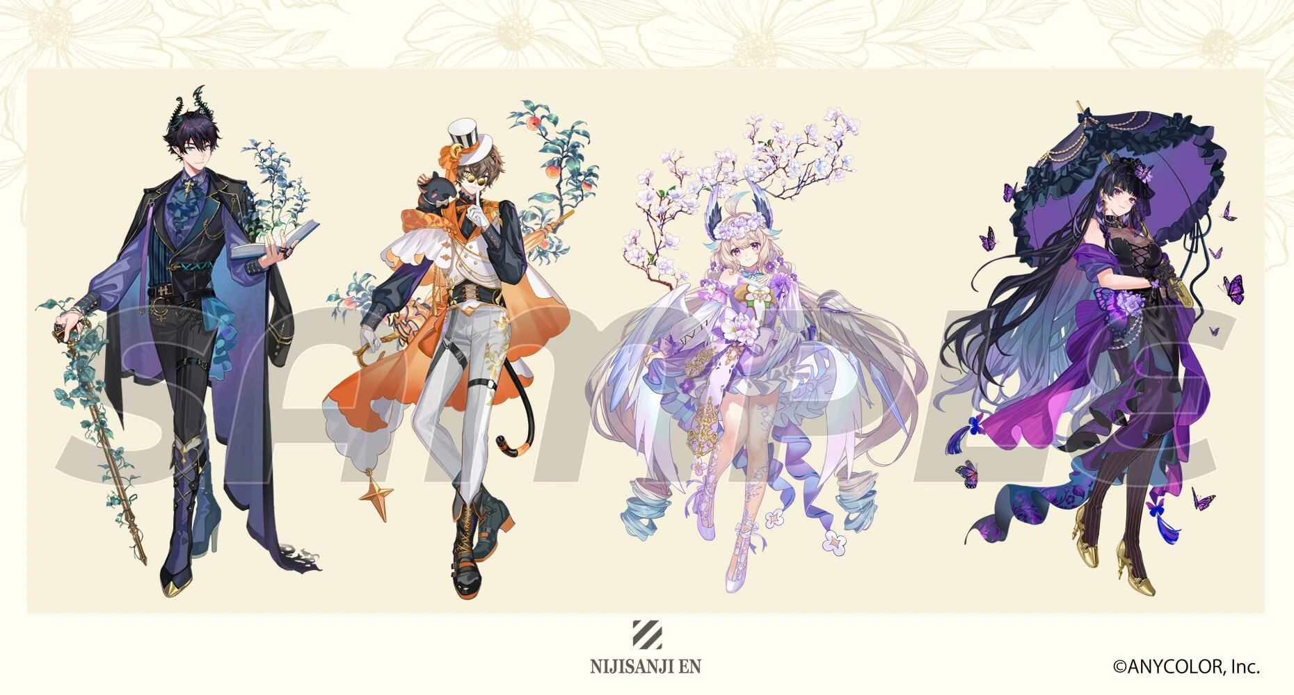 SPcollect x NIJISANJI EN Perfume Project Illustration<br>by KANOSE
