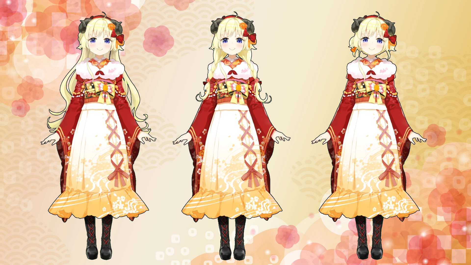 New Year Costume Variants<br>by Fu-mi