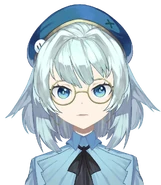 Reality Hiroki (without cape) staring